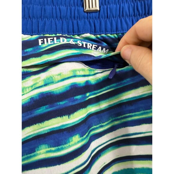 Field and Stream Shorts Womens Size XL Multi-Color Striped Swim Fishing Casual - Picture 4 of 6